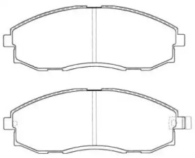 Комплект тормозных колодок AISIN ASN-2036